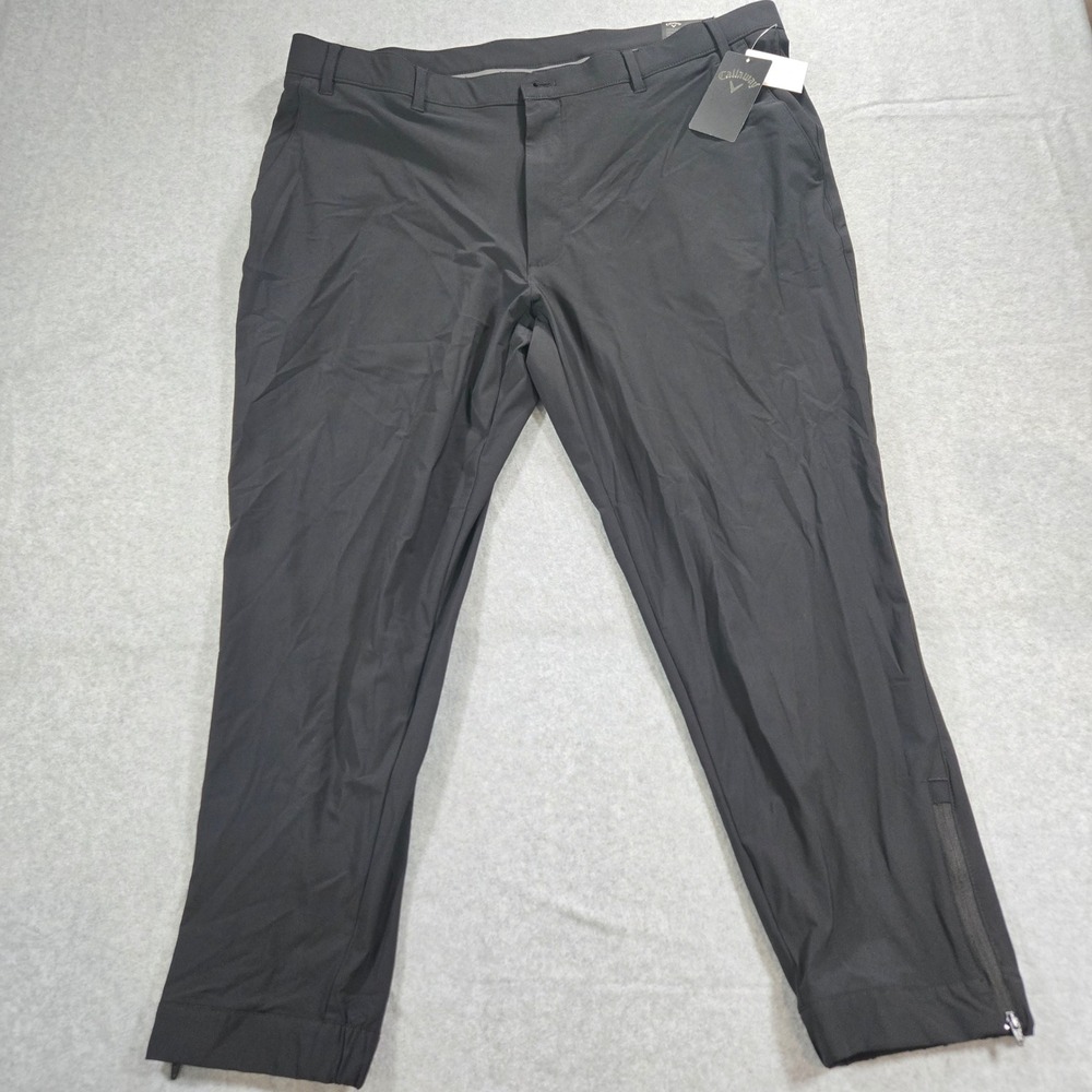 Callaway Golf Opti-Dri Mens Black Stretch Waistband Performance Pants 40xS NWT